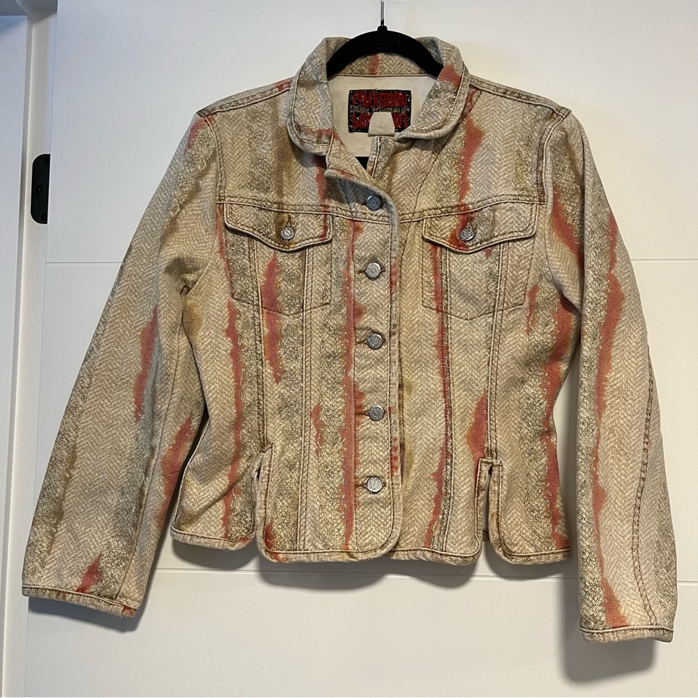 Cimarron | Vintage Patterned Denim Jacket